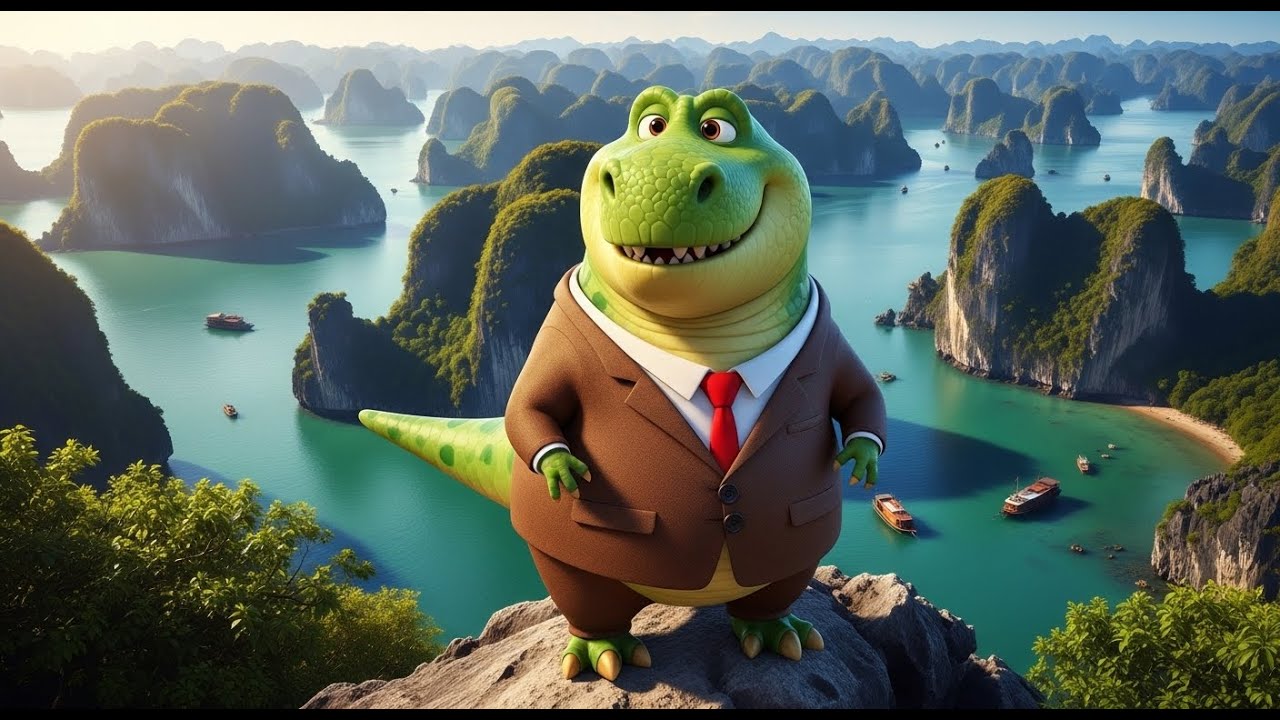 Which Place In Vietnam Is The Most Beautiful Lets Explore Ha Long Bay With A Super Cool Dinosaur