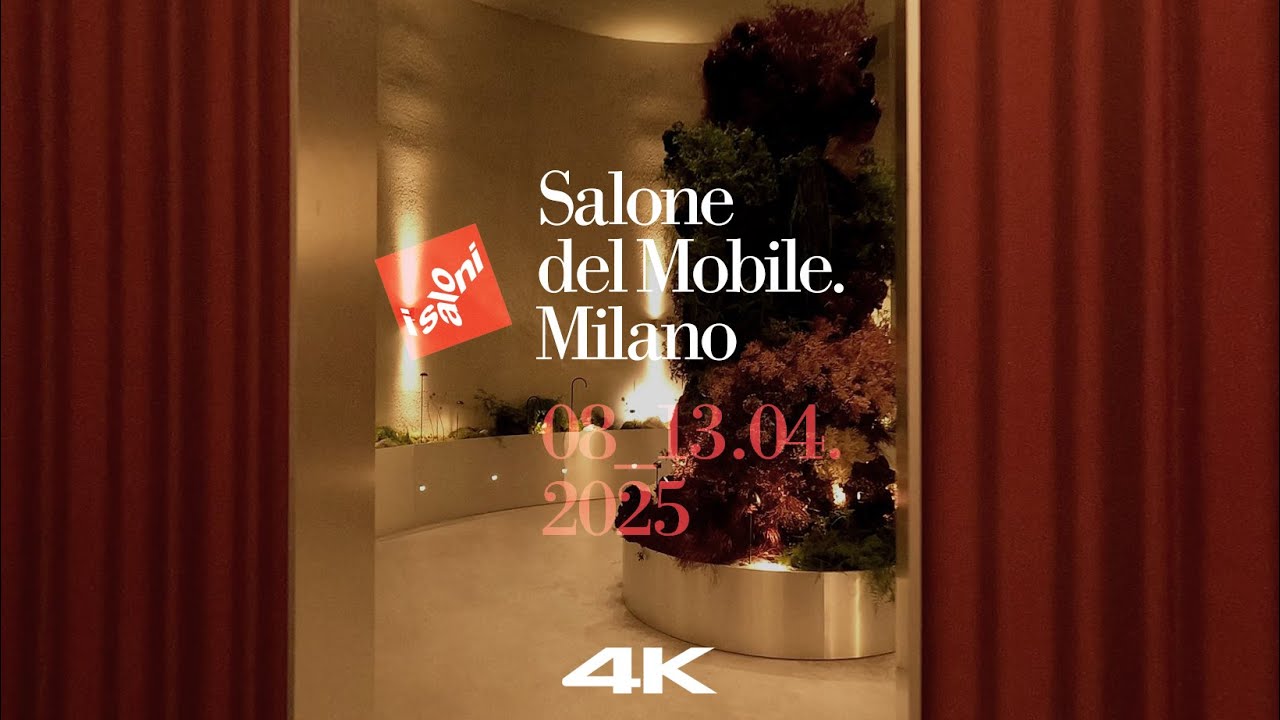 Salone del Mobile Milano 2025 4K #4 ITALY 🇮🇹 || #salonedelmobile2025 #design #designweek