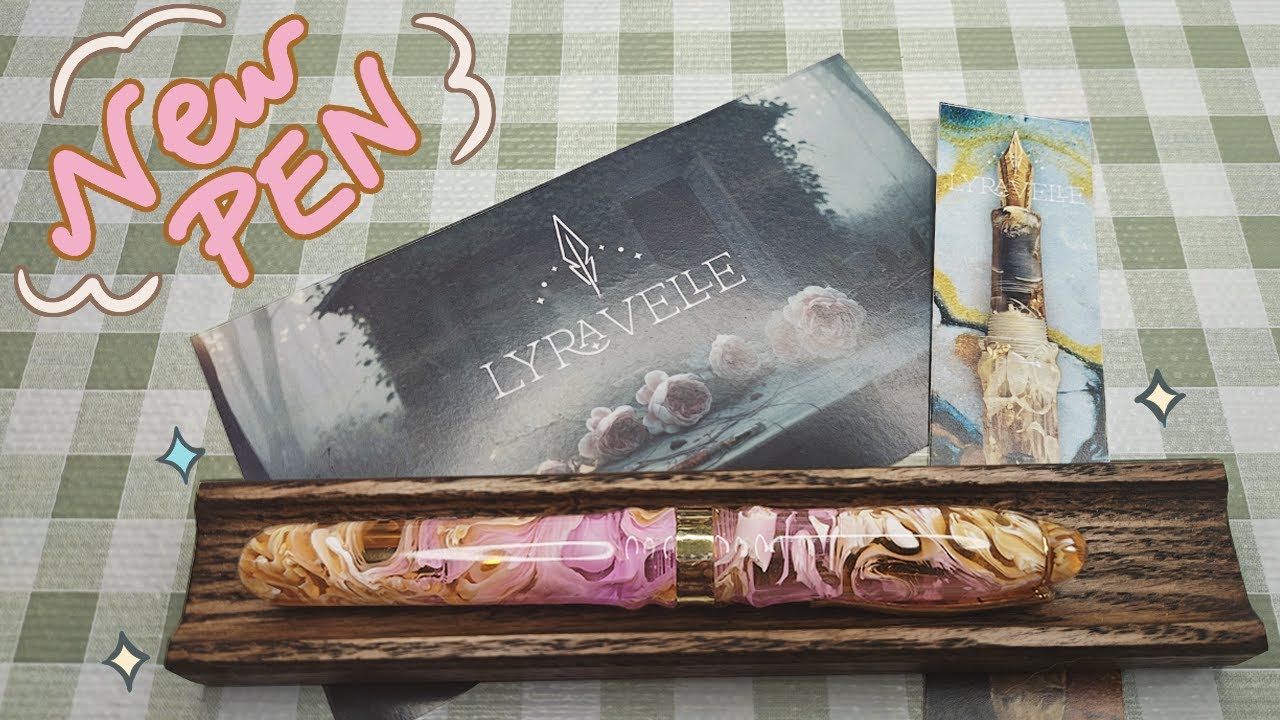 First Custom Fountain Pen! NEW PEN DAY with Lyravelle Pens