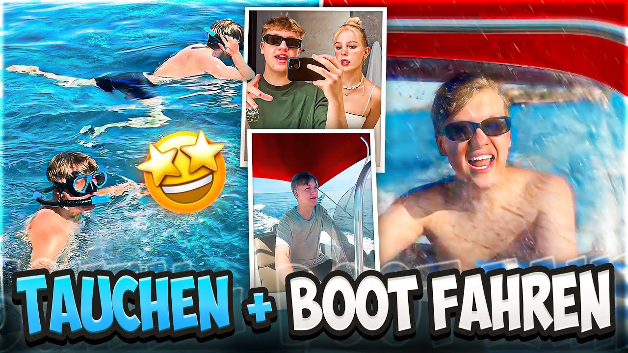 MEIN ERSTES MAL BOOT FAHREN IN GRIECHENLAND! 😍🇬🇷 | Tag 3 & 4