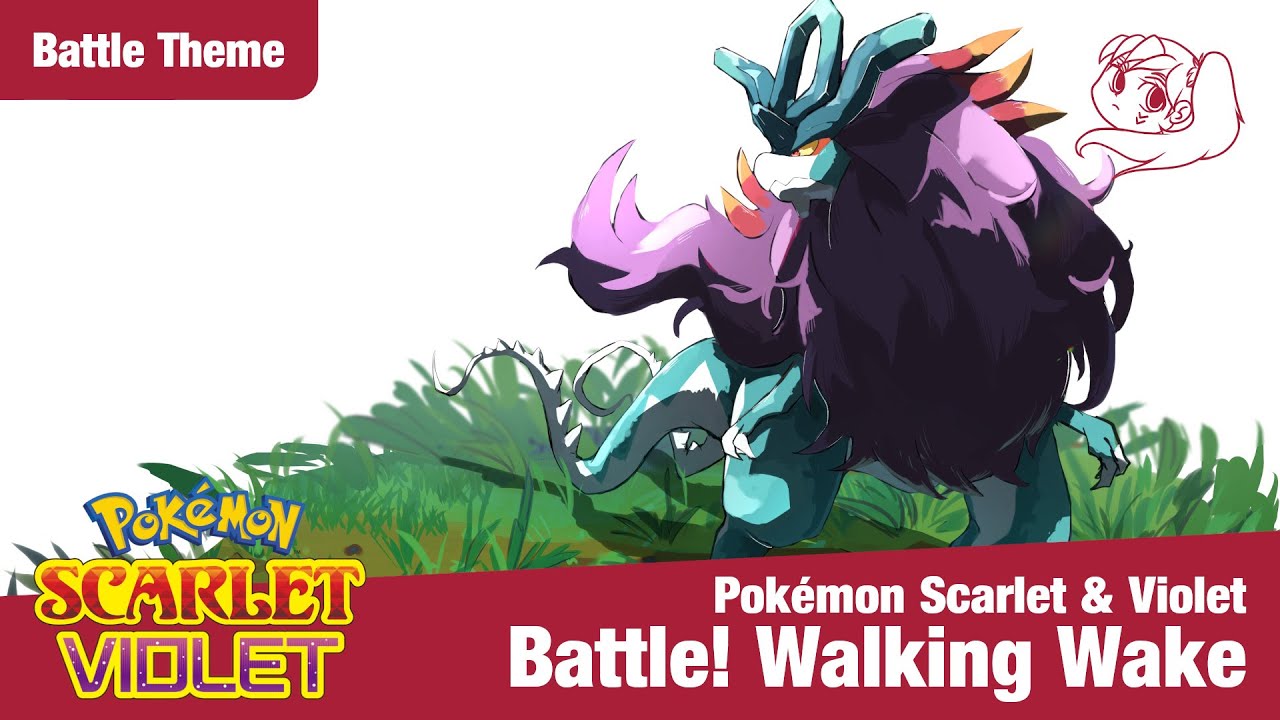 Pok&eacute;mon Scarlet & Violet - Walking Wake (Paradox Suicune) Battle Theme |【ポケモンSV BGM】戦闘！ウネルミナモ