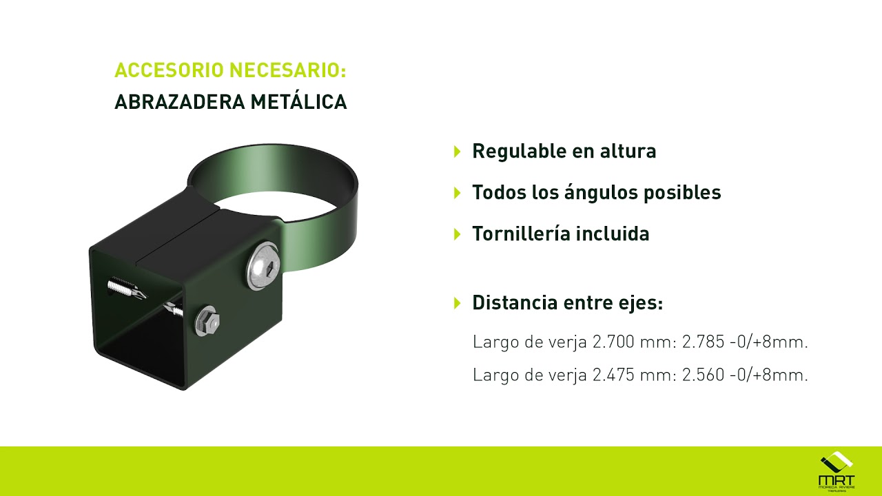 &iquest;C&oacute;mo montar una Verja MRT&reg; Plus con Poste Redondo?