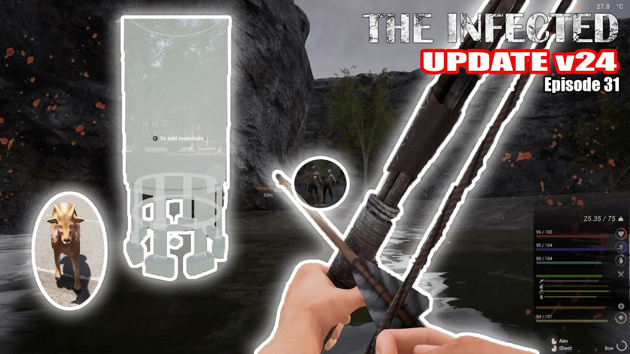 the one with the EPIC VAMBIE ATTACK while looting (ft. the chicken & goat) | The Infected v24 E31