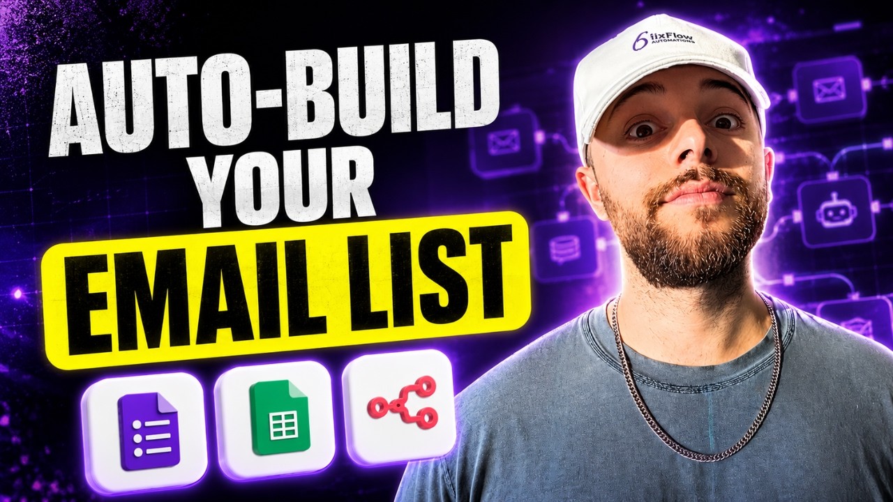 Build Your Email List on Autopilot (Google Forms + n8n Tutorial)