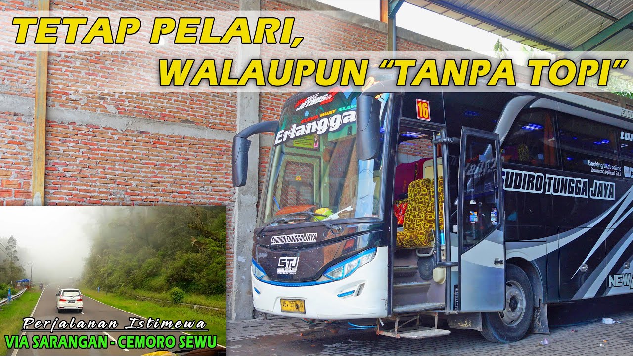 TENANG... TETAP LARI KOK, WALAU TANPA TOPI KEKINIAN 😉 (Trip STJ Erlangga Ponorogo - Jakarta)