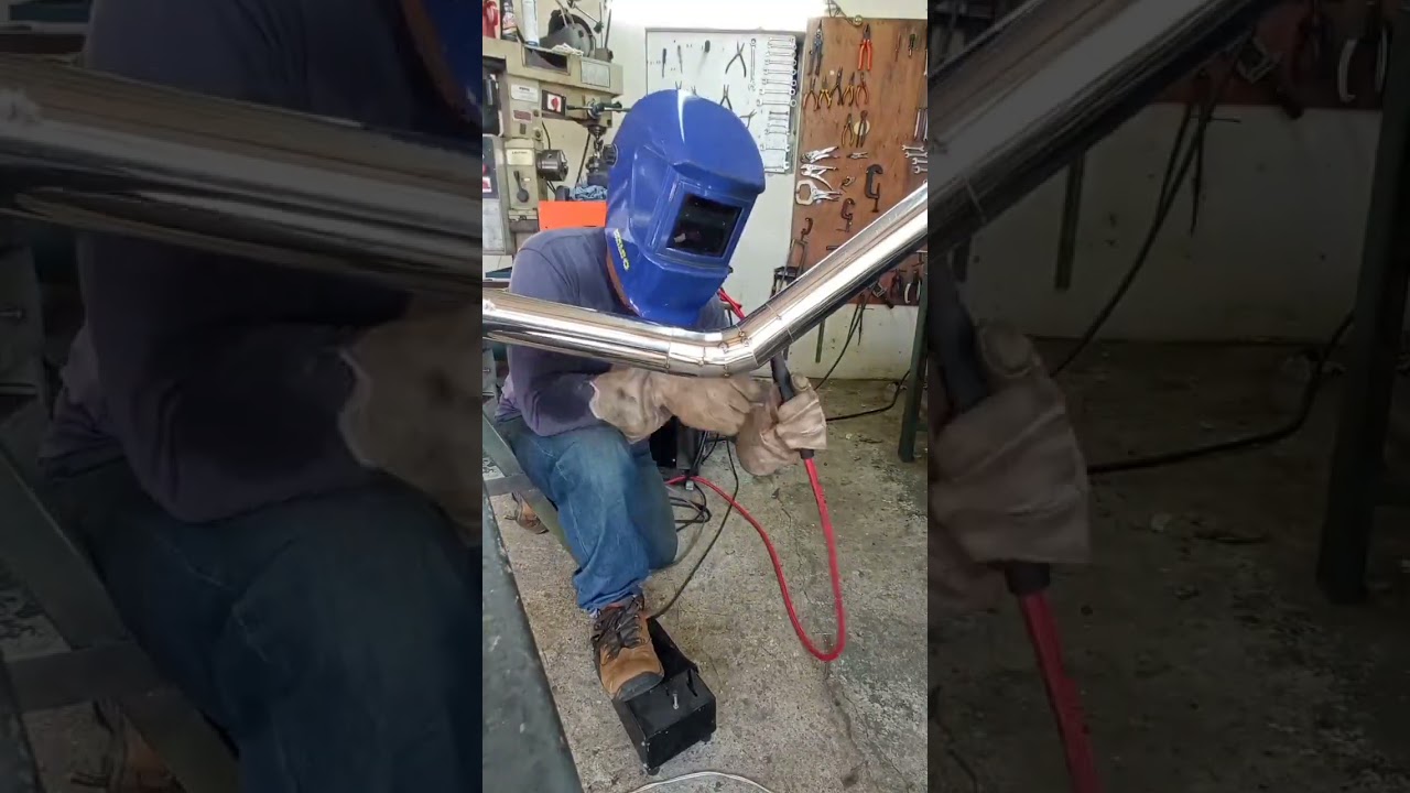 Fabrica&ccedil;&atilde;o de escape em inox #tigwelding #escape #manifold #stainles #inox #a&ccedil;oinox #peugeot #306s16