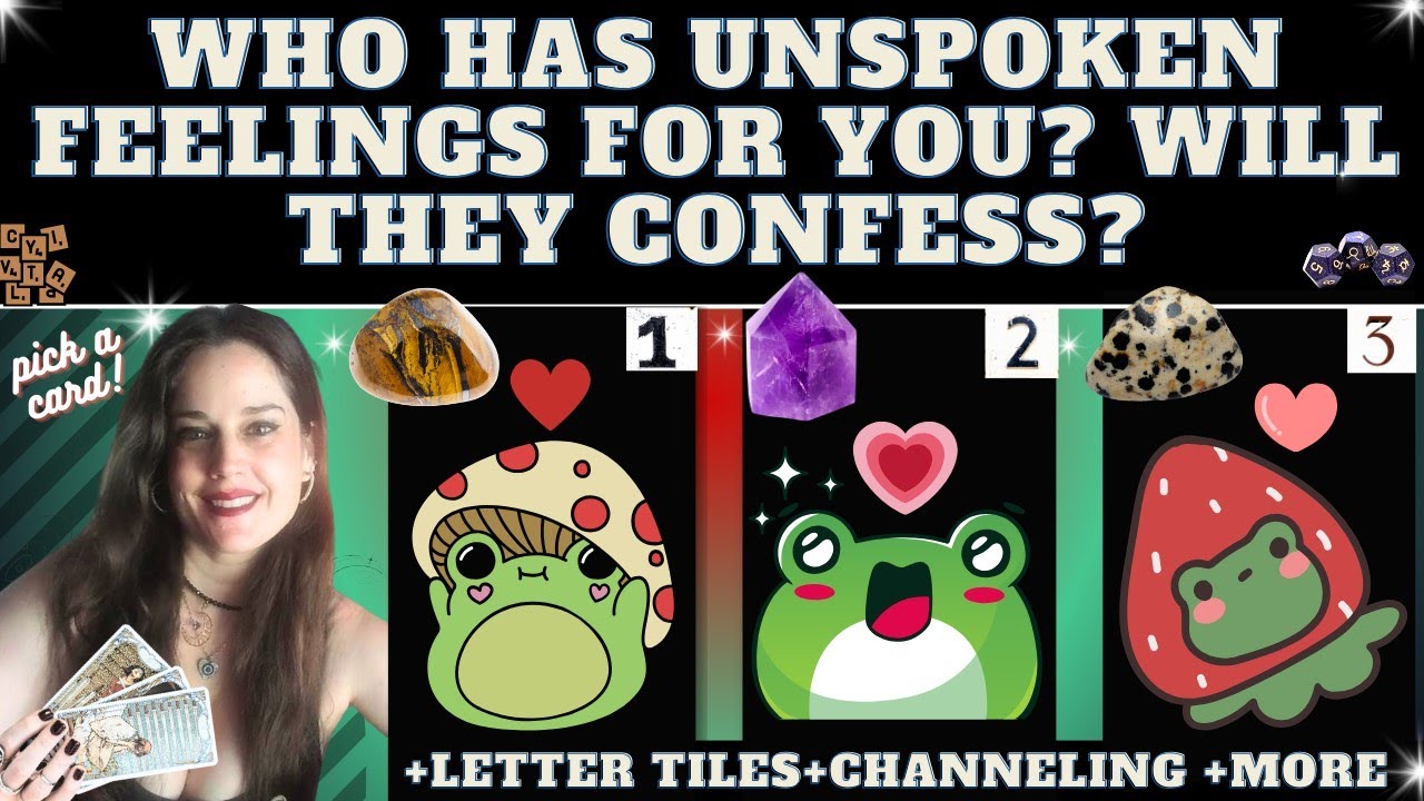 WHO HAS UNSPOKEN FEELINGS FOR YOU? WILL THEY CONFESS? TAROT PICK A CARD READING (+charms +details)