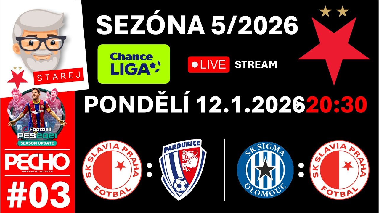#CHANCELIGA2026 I SLAVIA - PARDUBICE, SIGMA - SLAVIA I #03 I UPDATE PECHOPATCH 24/25