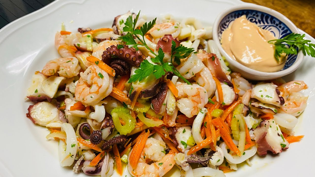 Insalata di mare. Facile da fare e deliziosa