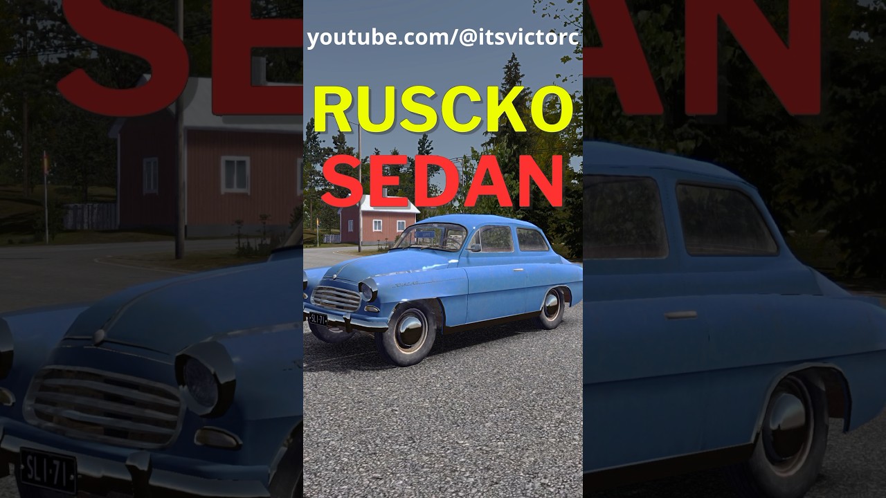 My Summer Car Shorts Review - Ruscko Sedan Mod #shorts #ytshorts #mysummercar #fyp