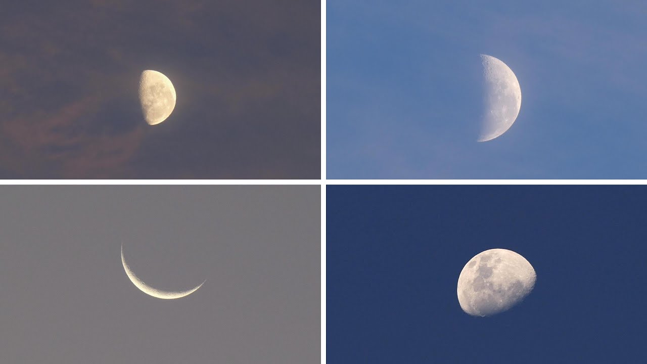 4K UHD - Daily Mindfulness #91 - Moon Phases (Lunar Month) August to September 2025 - Ambient Music