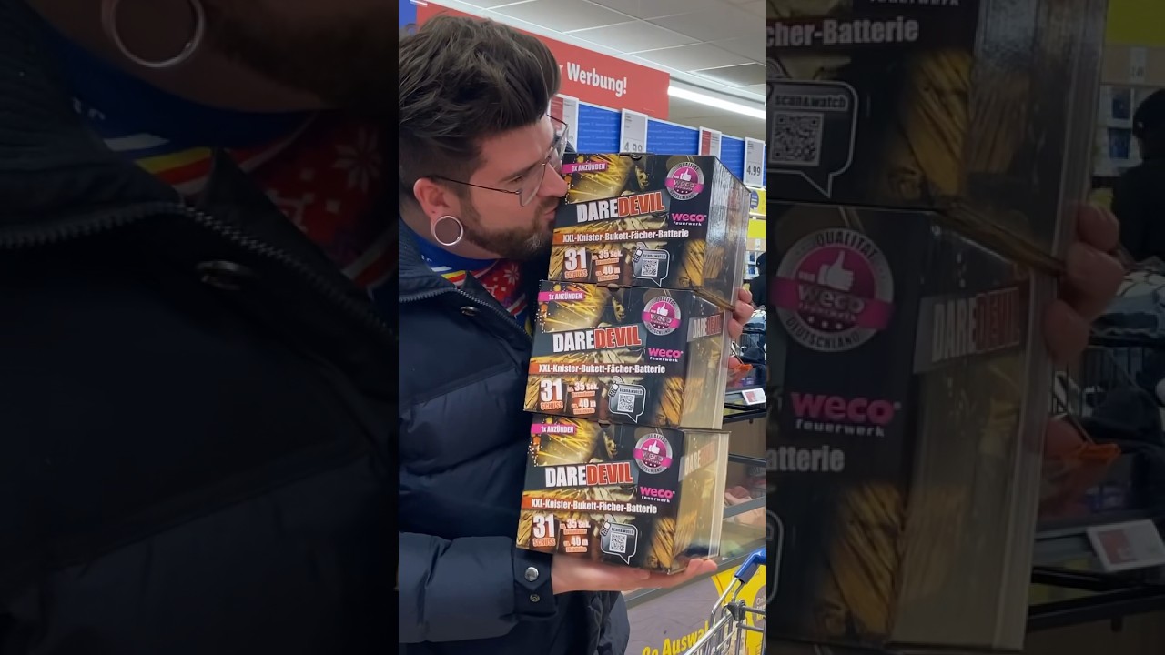 LIDL Feuerwerk Einkauf 2023 😱 #feuerwerk #silvester