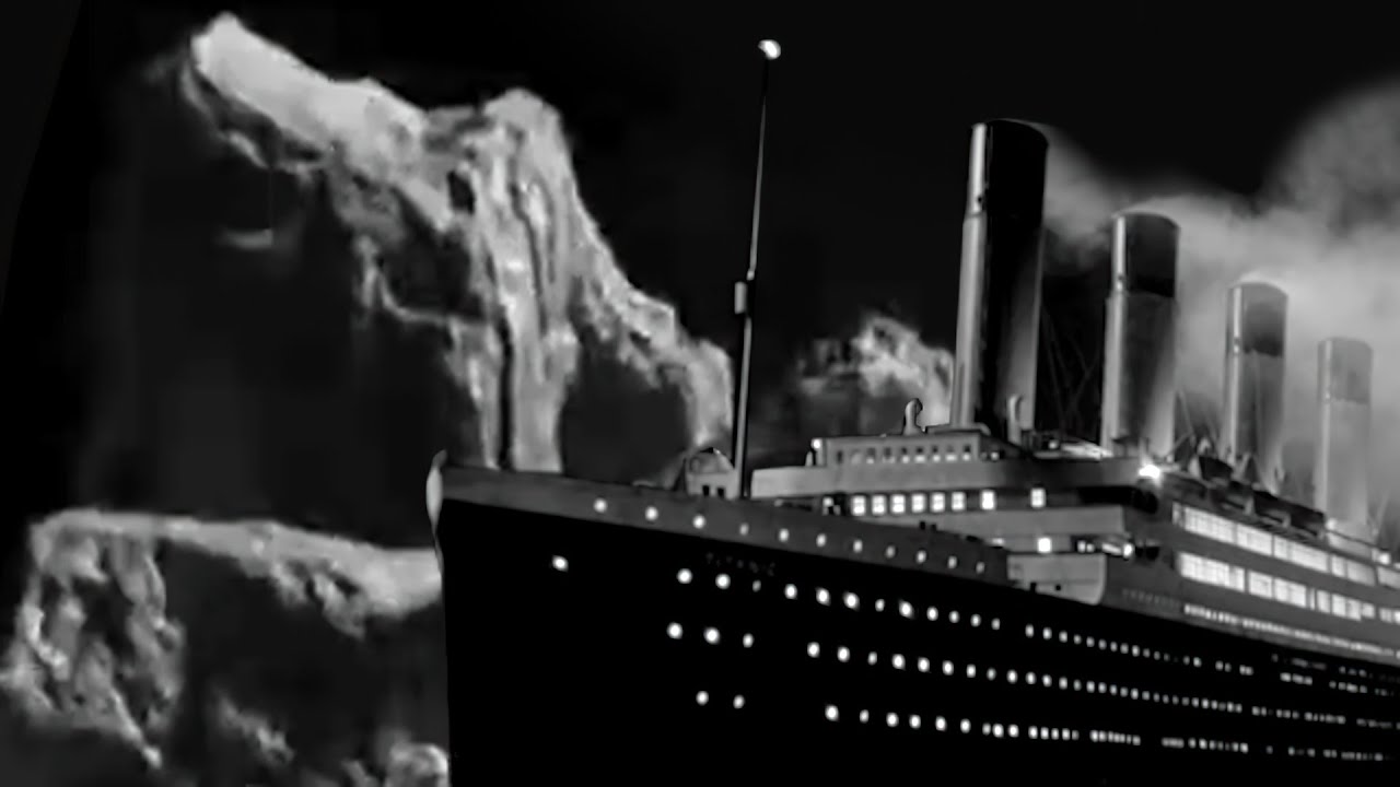 A Night To Remember (1958) - Collision with Titanic (1953) Iceberg