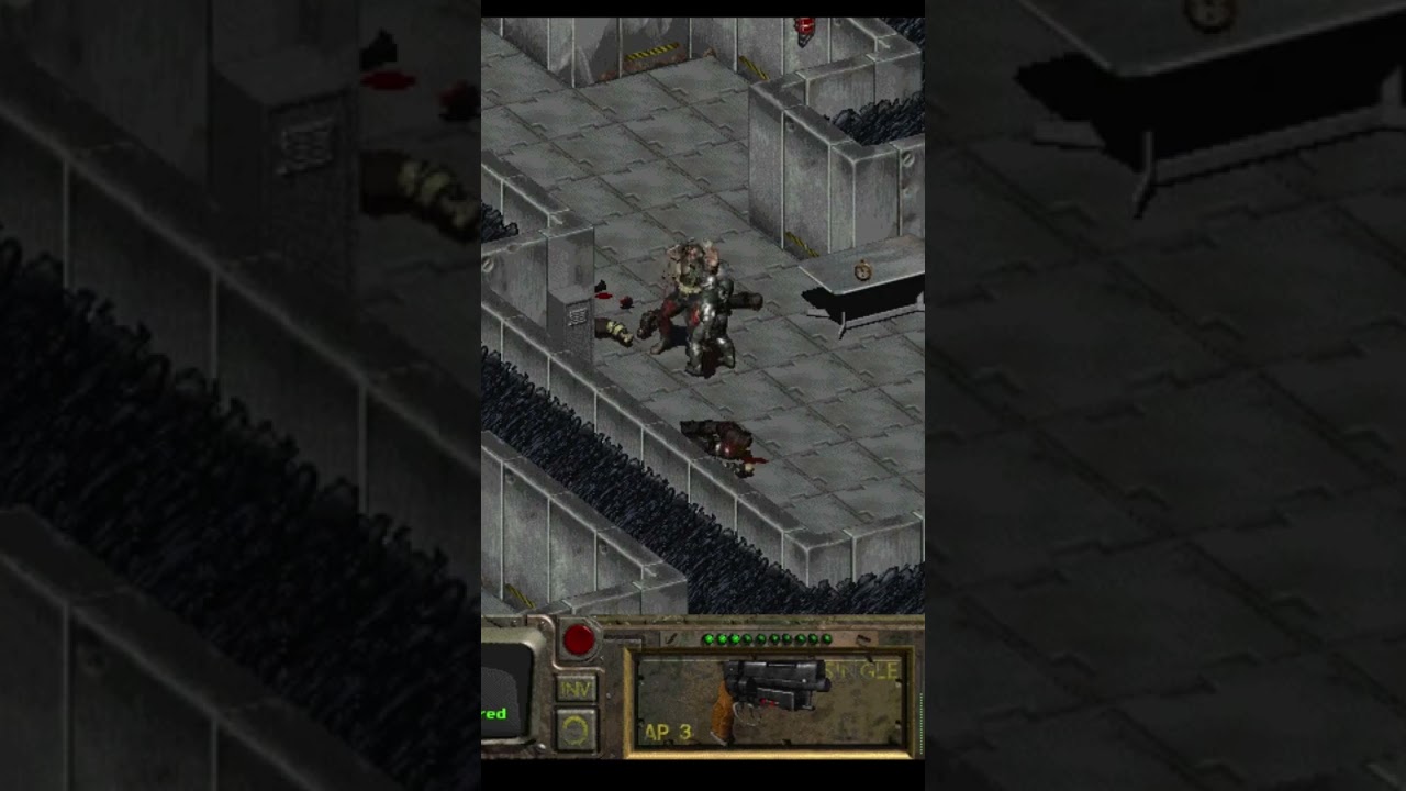 A Brutal Death Scene In A Classic Game | Fallout 1 #gaming #fallout #rpg #games #playthrough