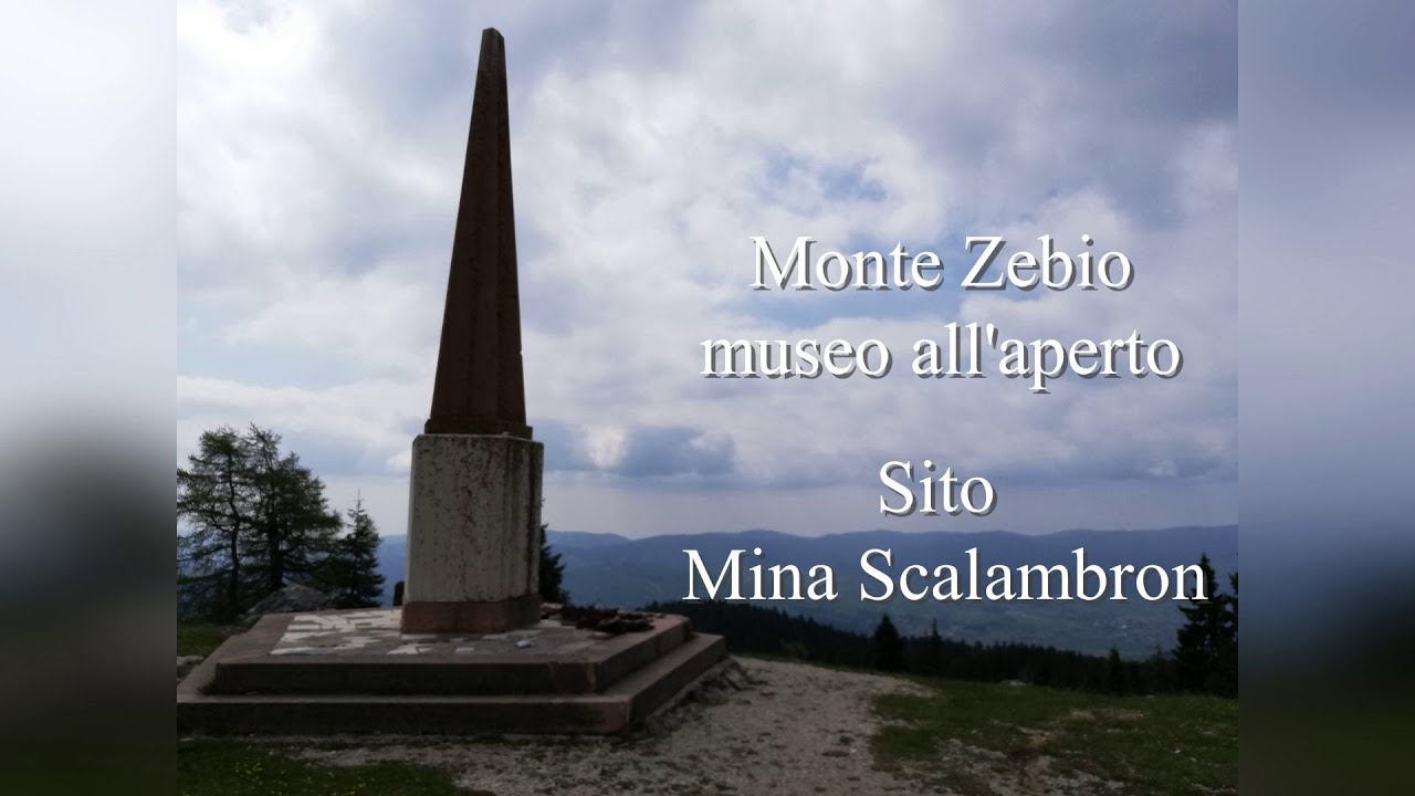 Monte Zebio, museo all'aperto - Sito Mina Sacalambron - Itinerari  trekking Grande Guerra