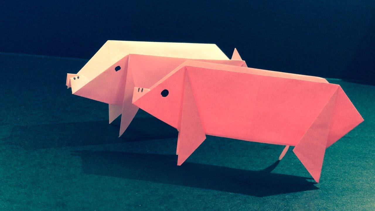 How to Fold an Origami Pig (Quick Tutorial)