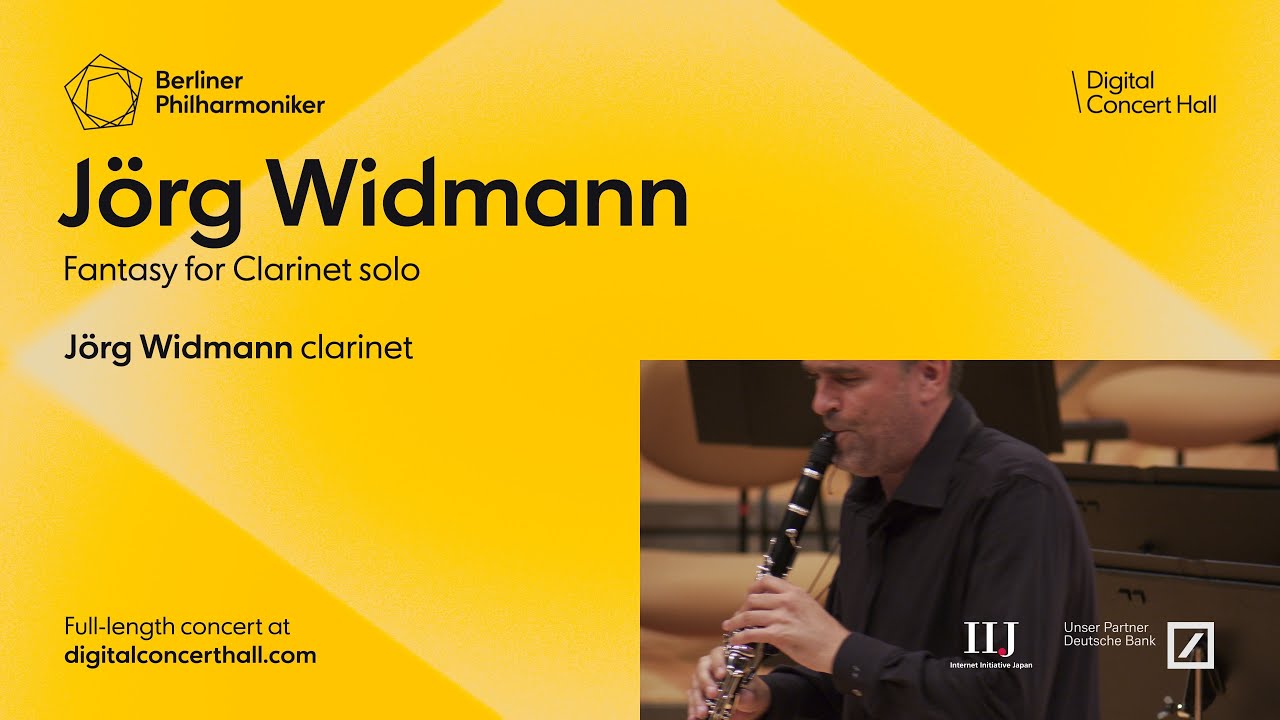 Widmann: Fantasy for Clarinet solo / Widmann