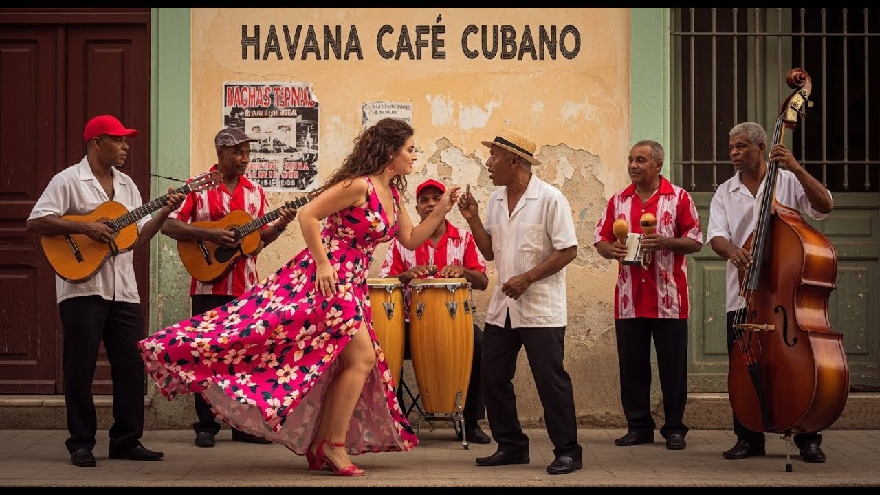 Café Cubano Music 🎹: Caribbean Café Nights & Gentle Piano Jazz • mix67