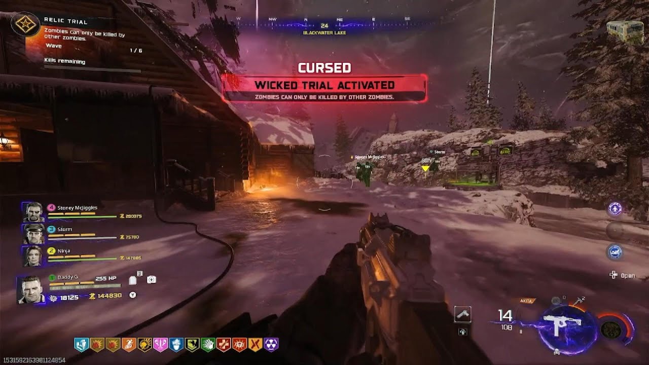 BO7 Zombies 4 Player Bus Relic (Cursed Mode)