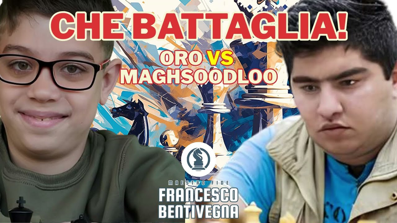 Il Futuro degli Scacchi? il Giovane Argentino Batte il Campione Iraniano! Oro vs Maghsoodloo