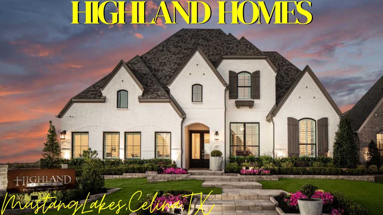 Model Home Tour | Highland Homes | Plan 222 | $1.2 Million | Mustang Lakes | Celina TX