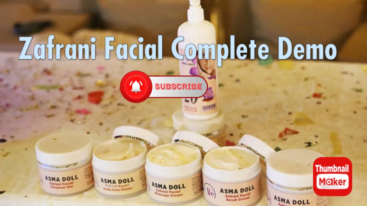 Zafrani Facial Live Demo!🌸