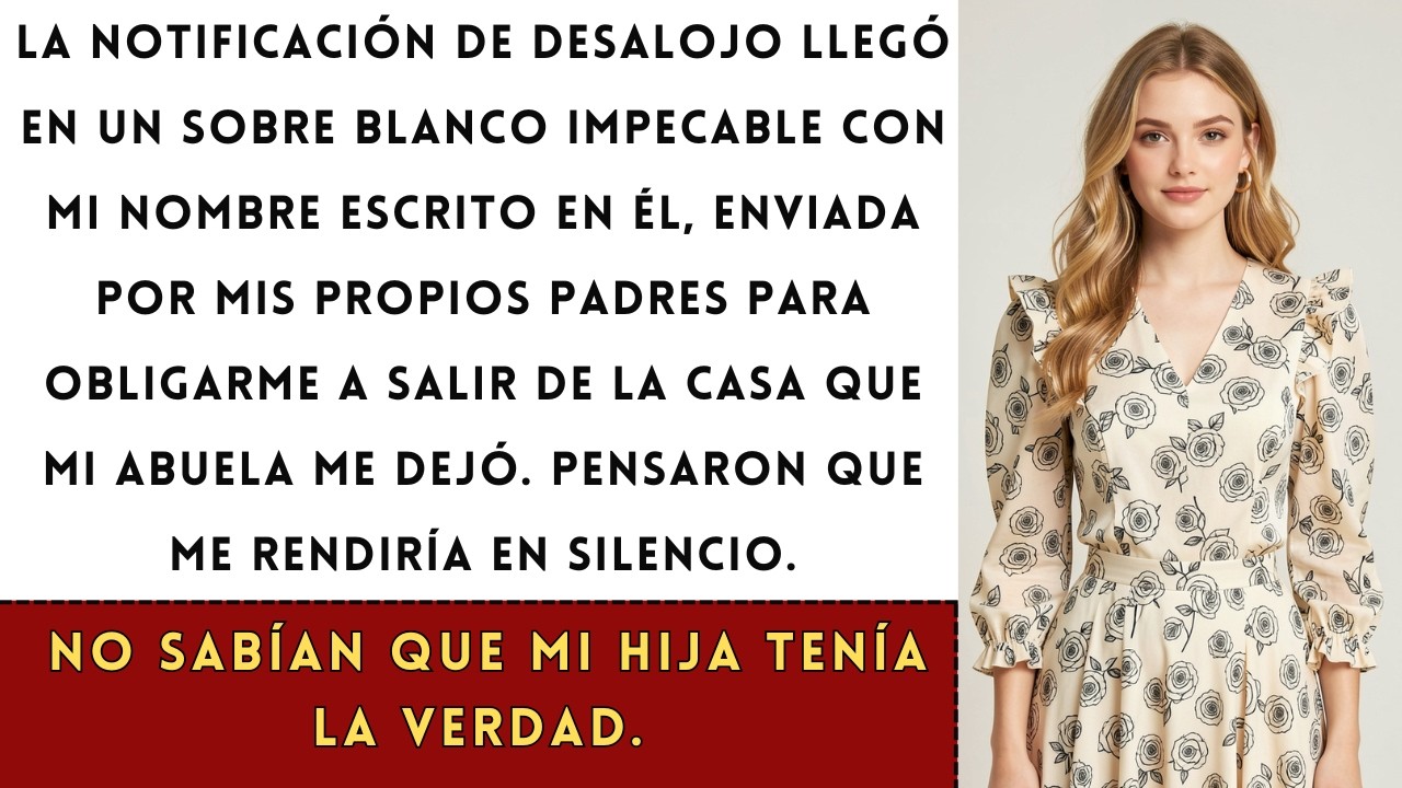 Mis padres intentaron desalojarme de la casa que mi abuela me dejó—hasta que mi hija de siete años..