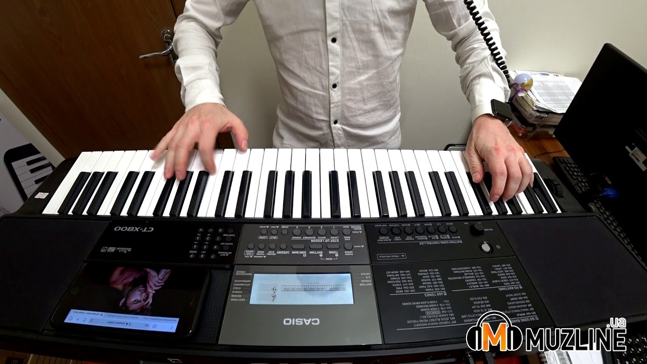 Синтезатор CASIO CT-X800 Демонстрация (George Michael - Careless Whisper (Cover))