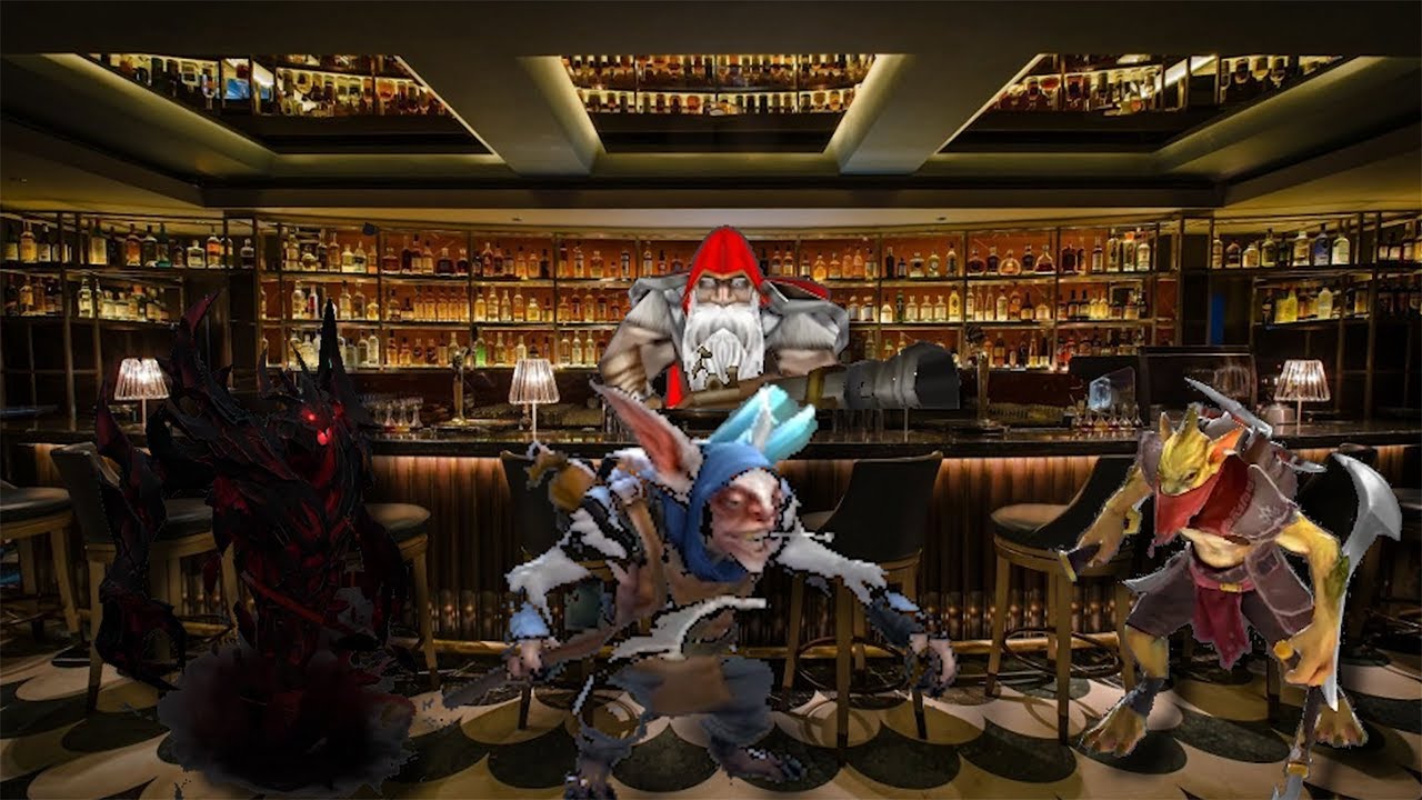 Заходит в бар чёрный, еврей и цыган... [Dota 2]