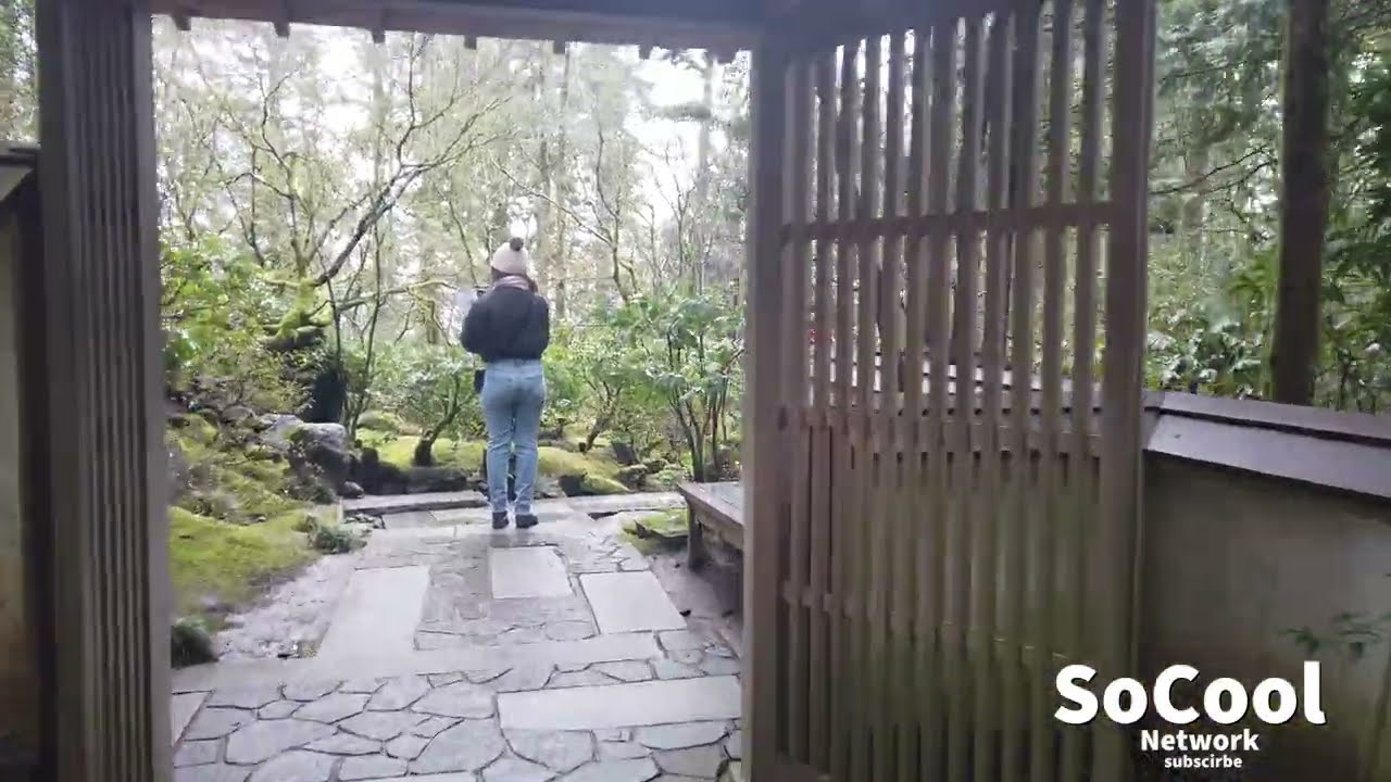 Exploring the Enchanting Japanese Garden in Portland, Oregon 4k