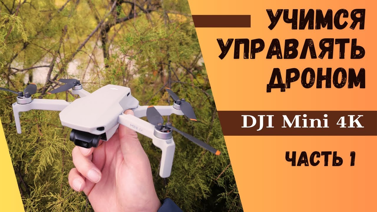 Осваиваем управление дроном DJI Mini 4K. Часть 1.