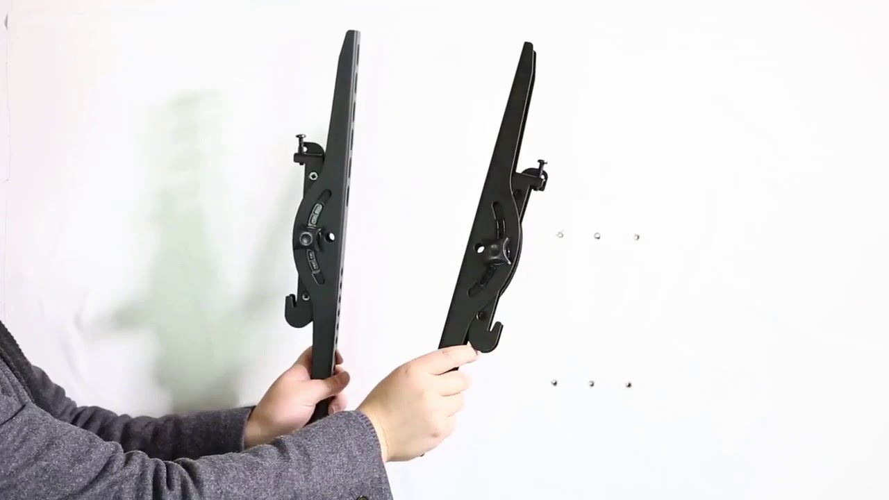 Classic Heavy duty Tilting Curved & Flat Panel TV Wall Mount installation video