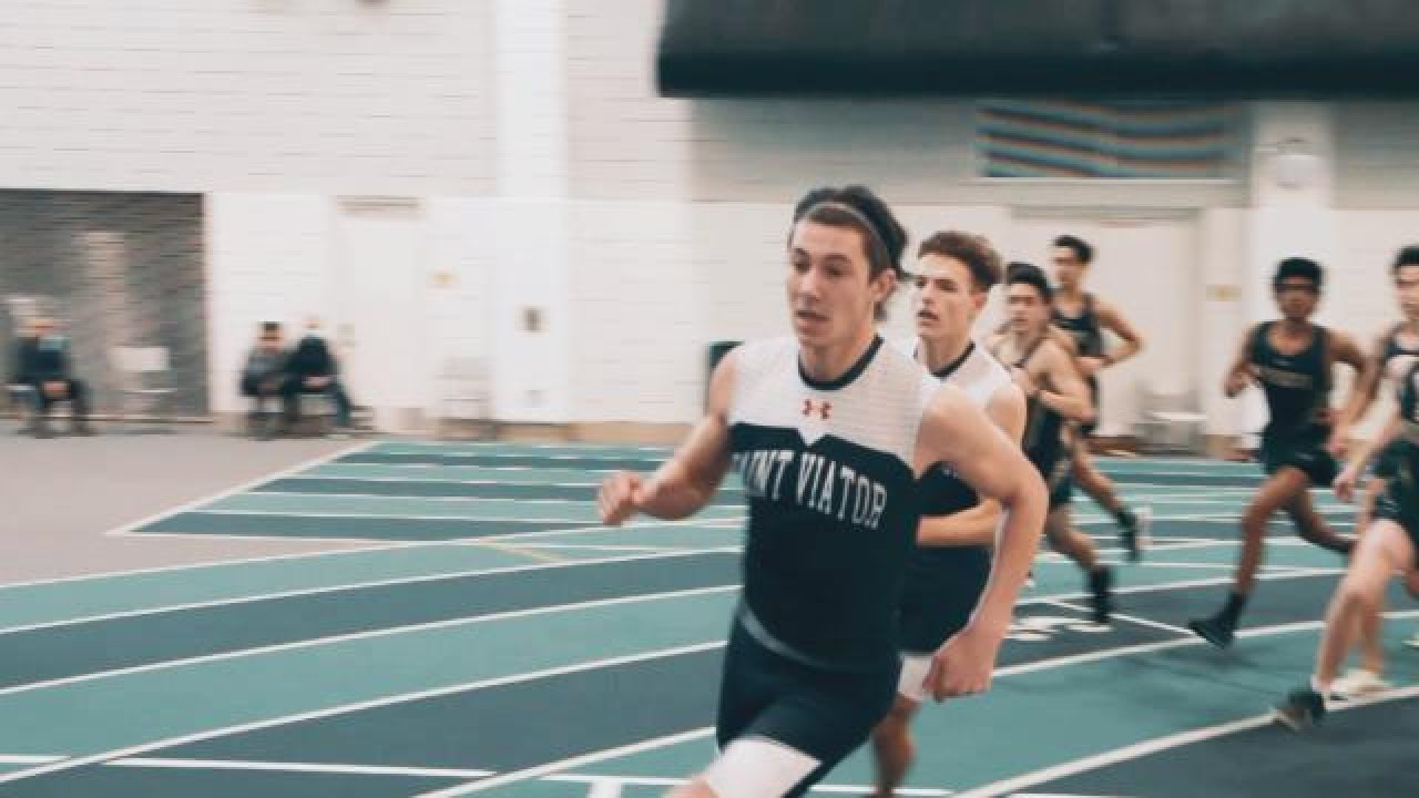 Saint Viator Boys Indoor Track - 800M at Stevenson High School