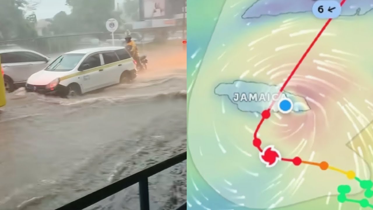 Jamaica Get HIT by POWERFUL Tropical Storm Melissa 2025:  Heavy Rain Flood And Hurricane 