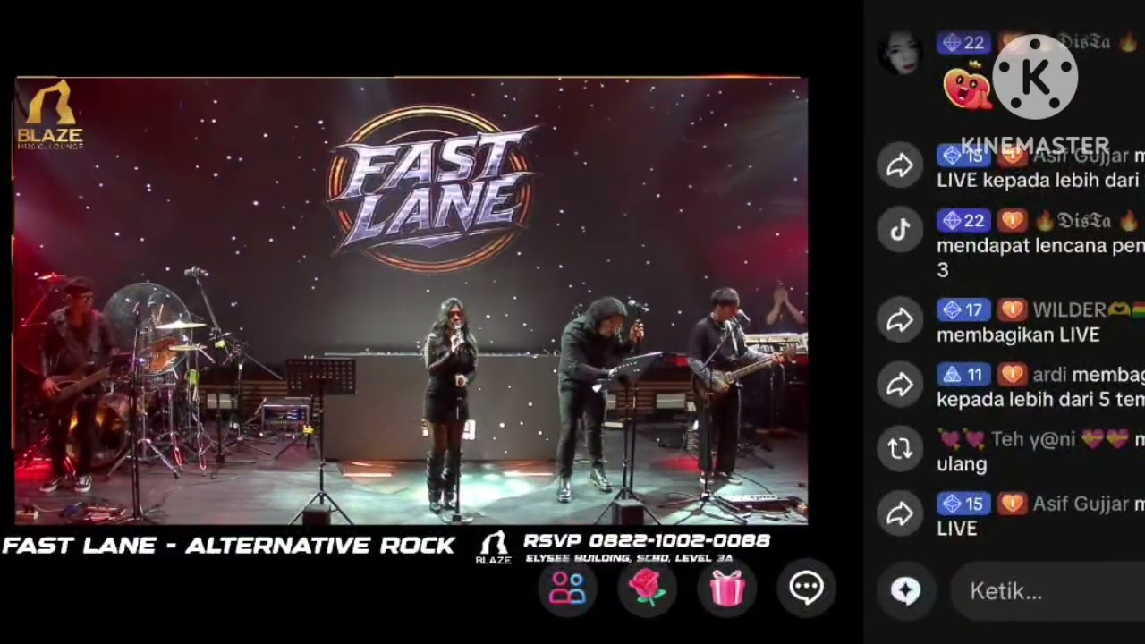 Fast Lane Alternative Rock night live at TikTok Blaze Jakarta 18.01.2026