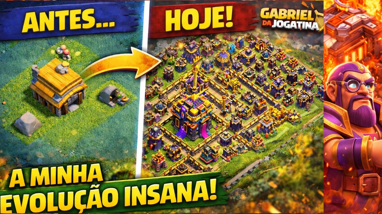 NUNCA ACHEI QUE CHEGARIA NESSE NÍVEL… OLHA MINHA VILA HOJE 😳