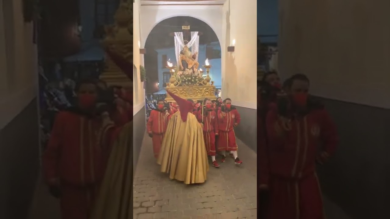 SEMANA SANTA BULLAS 2022-PROCESIÓN DEL SILENCIO-VIRGEN DE LAS ANGUSTIAS Y BANDA DE LOS COLORAOS