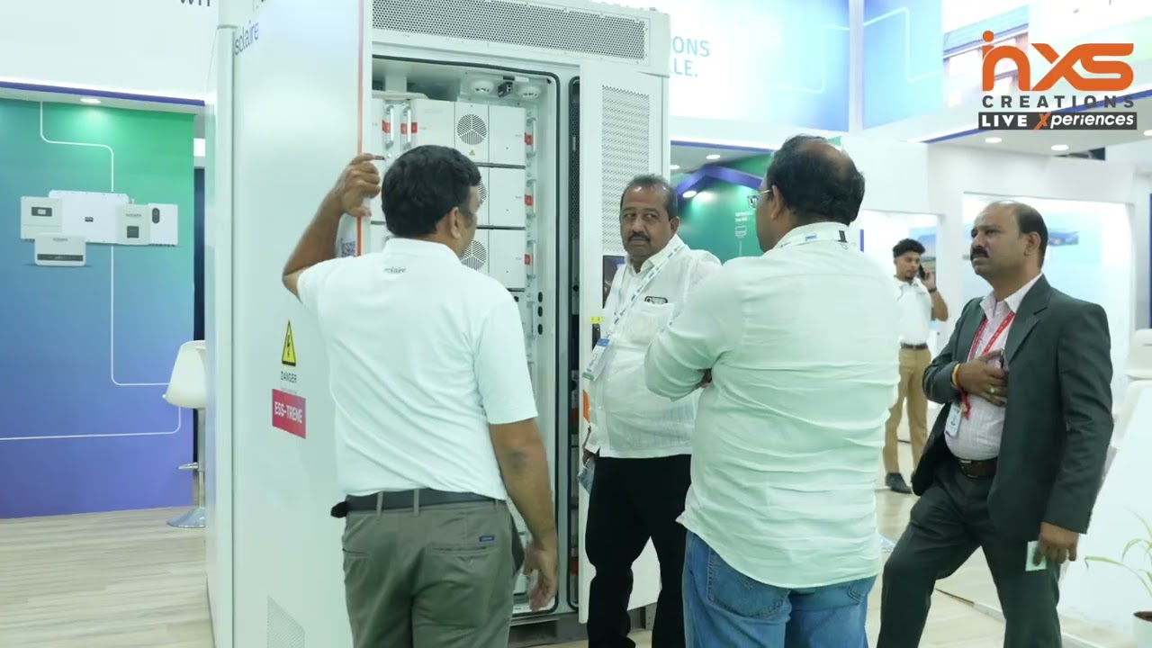 Renewx India 2026 Expo: Solaire exhibition booth space design & build by INXS Creations