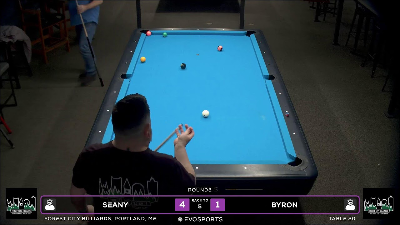SEANY  vs BYRON - FOREST CITY BILLIARDS - TABLE 20 | EvoSports