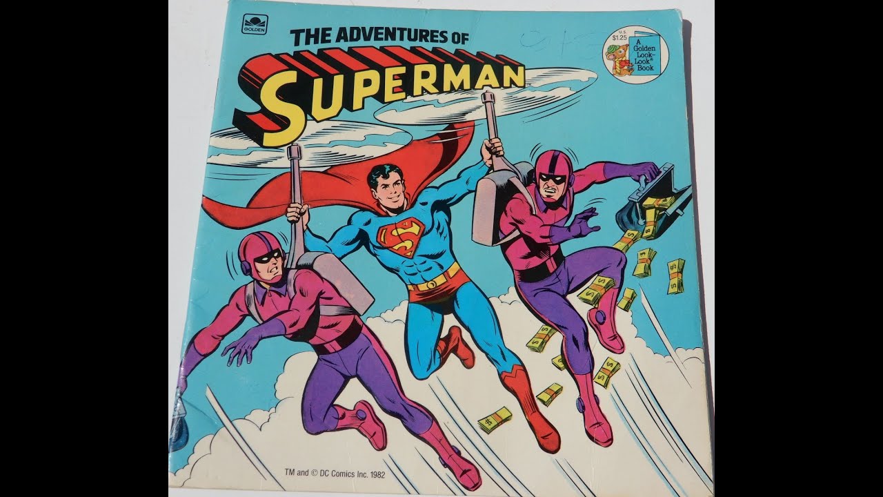The Adventures of Superman Book Read Aloud, Superman Book for Kids