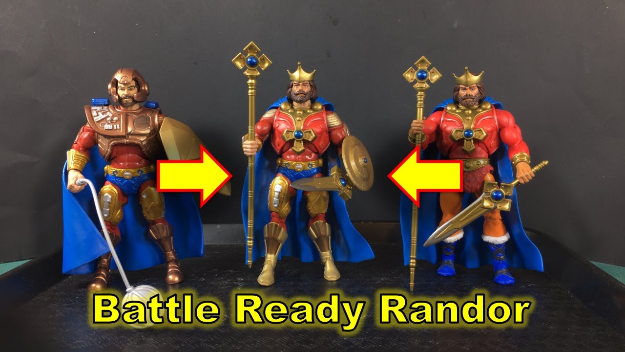 Custom Battle Ready King Randor MOTU Classics build - Quick excerpt from Darius live video