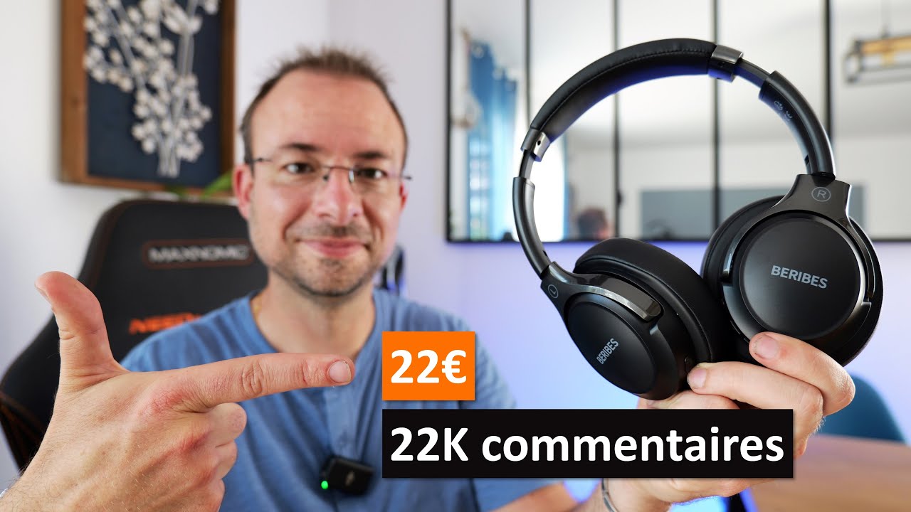 Bestseller Amazon &agrave; 22&euro;* - Test du Casque Beribes
