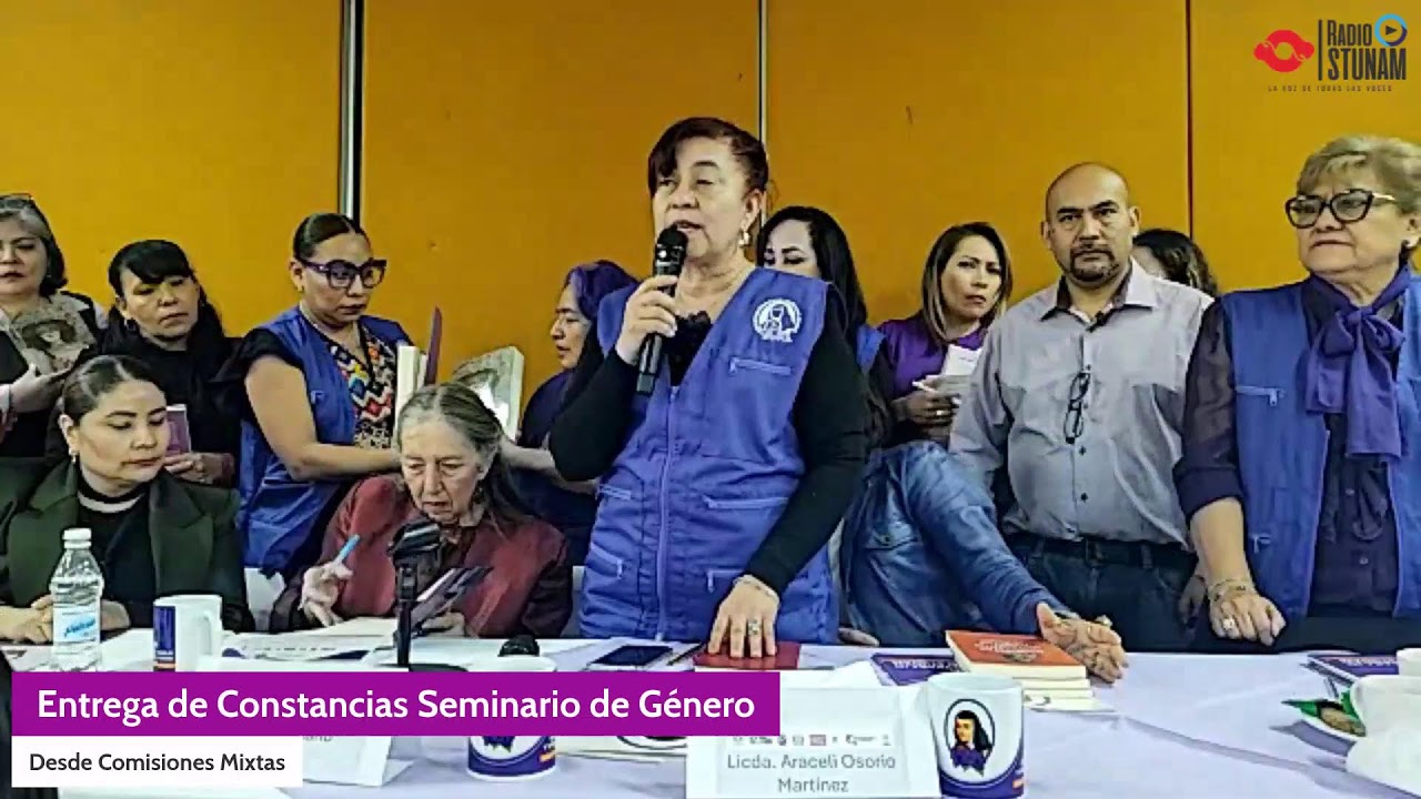Clausura y Entrega Constancias Seminario Género STUNAM, 03 marzo 2026