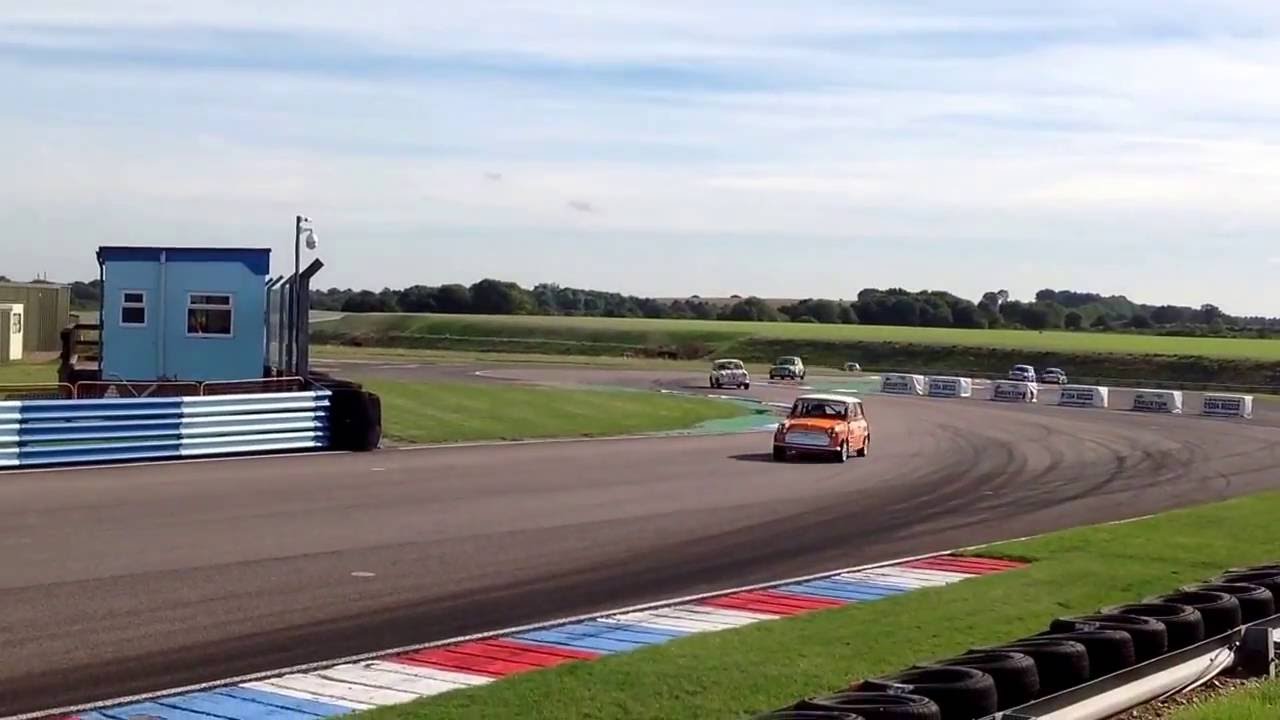 Thruxton Race Circuit. Classic motor racing