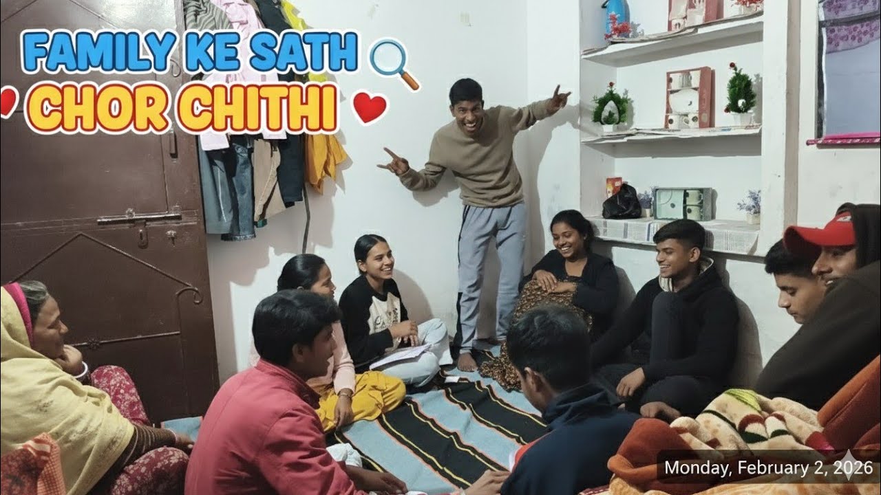 Aaj puri family ke sath chor citti khele 😋🥰🫶 | 48 Day - 365 day challenge 