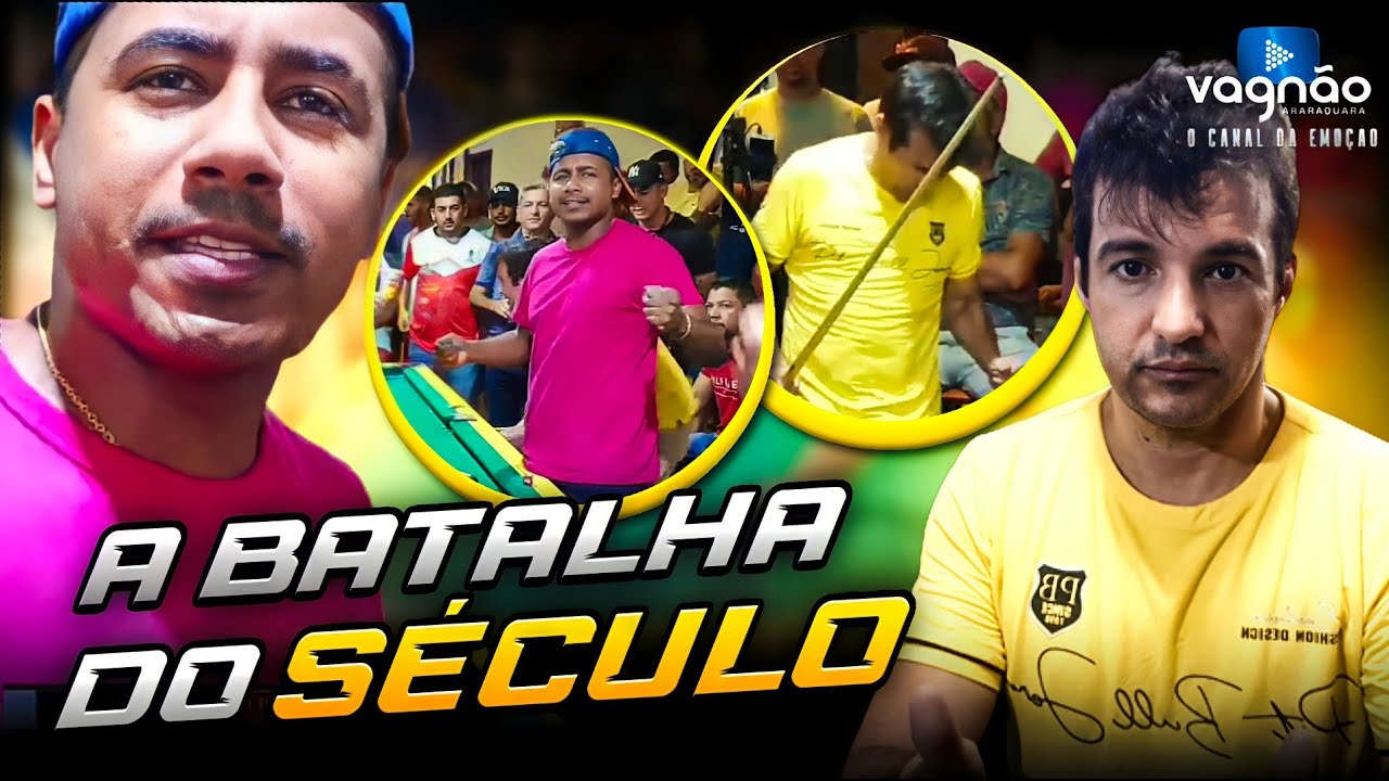 O MAIS INCR&Iacute;VEL JOGO DE SINUCA DOS &Uacute;LTIMOS TEMPOS , MAYCON X COBRINHA