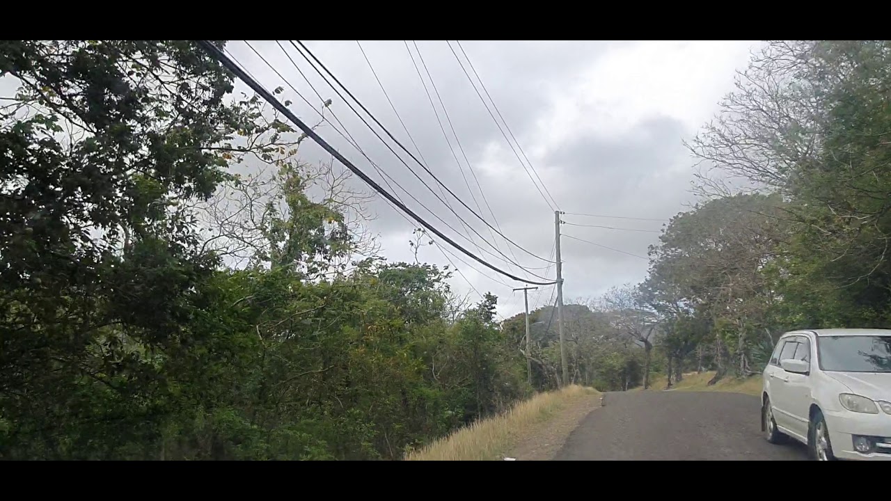 Drive from Belair to Hillsborough, Carriacou