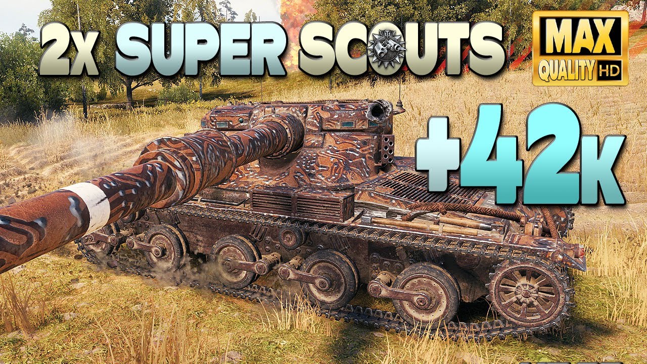 Мантикора: 2 супер разведки (42к) - World of Tanks