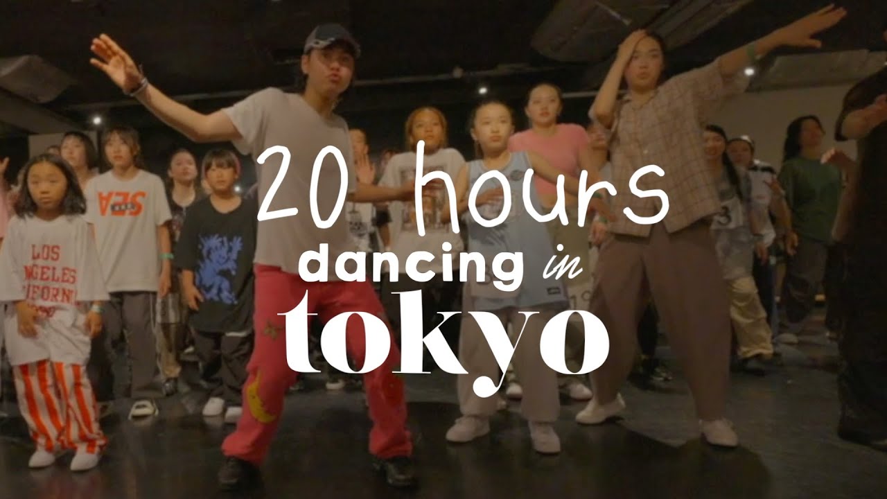 I survived a 20 hour dance camp in Tokyo 🇯🇵 ft. Sean Lew, Audrey Lane, Ibuki & more