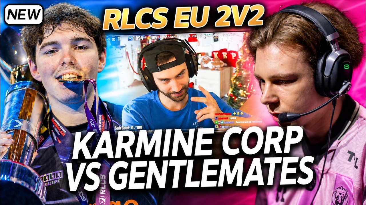 KARMINE CORP против GENTLEMATES (RLCS 2v2) | Rocket League